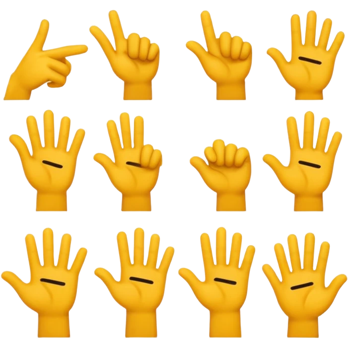 67 gesture emoji