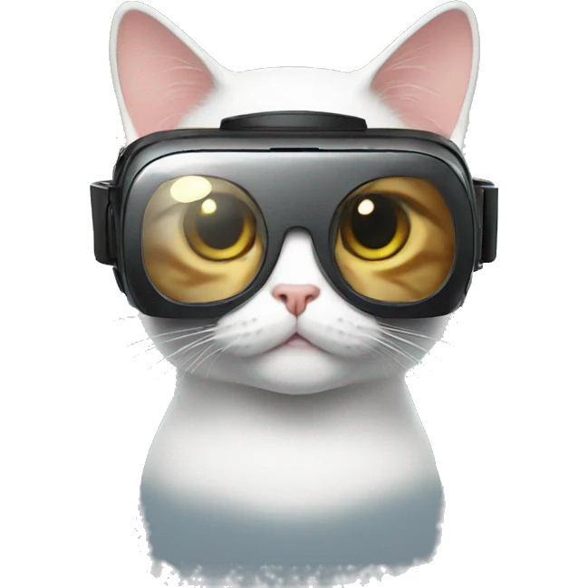Vr glasses cat emoji