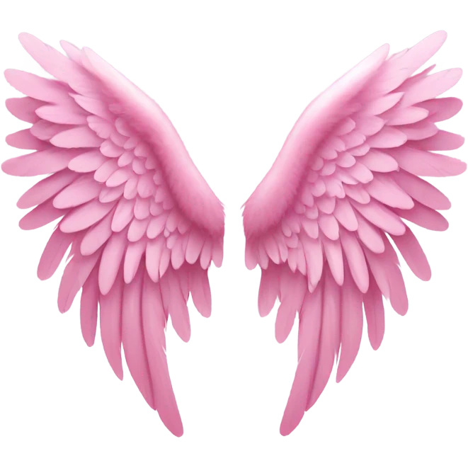 pink angel wings  emoji