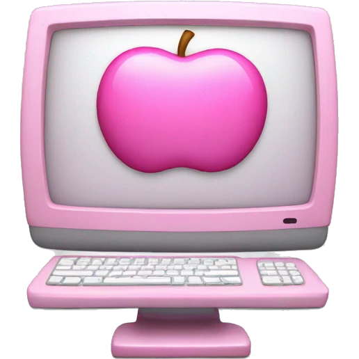 Pink imac  emoji