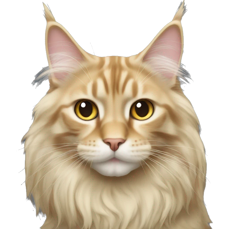 blonde maine coon emoji