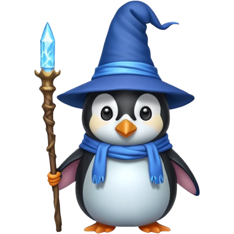 Penguin Wizard emoji