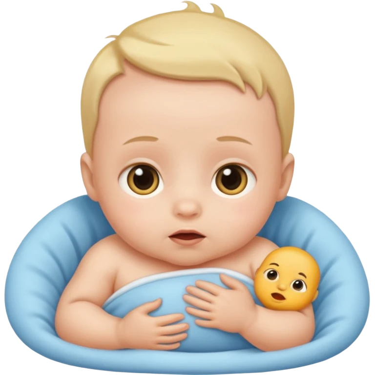 Baby wide awake emoji
