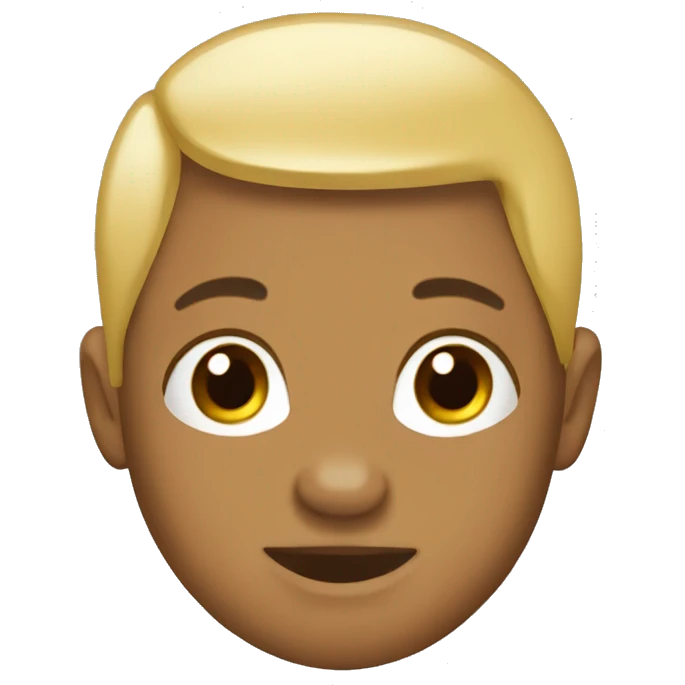 Blonde buzz cut platypus emoji