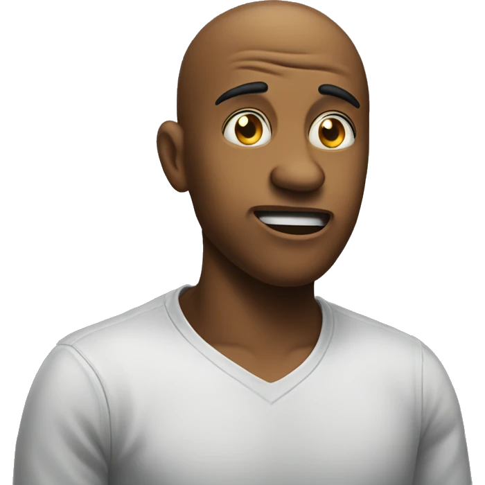 person confused that undeserving person won something emoji