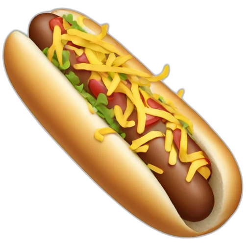 confetti hotdog emoji