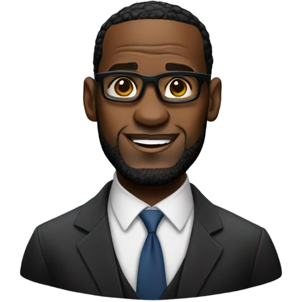 Lebron James as a lawyer  emoji
