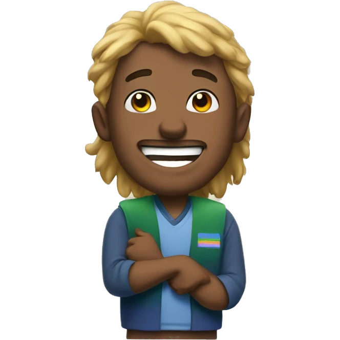 A rainbow Stanley emoji