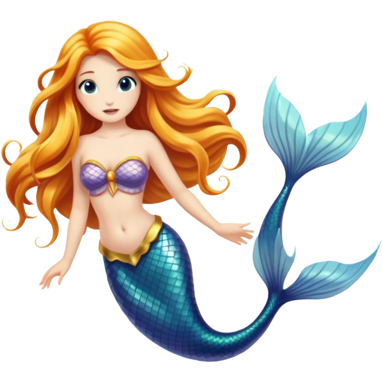 classic mermaid emoji