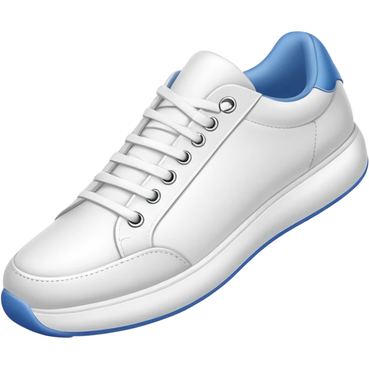 an ios genmoji for white sneakers (NO LOGO) emoji