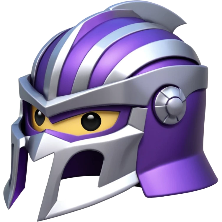 master shredder's helmet from teenage mutant ninja turtles emoji