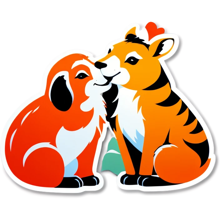 Animal Kissing emoji