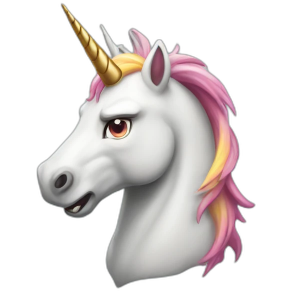 angry unicorn emoji