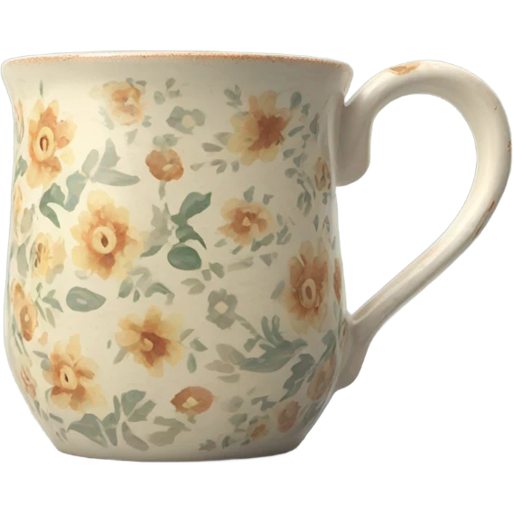 Vintage mug emoji