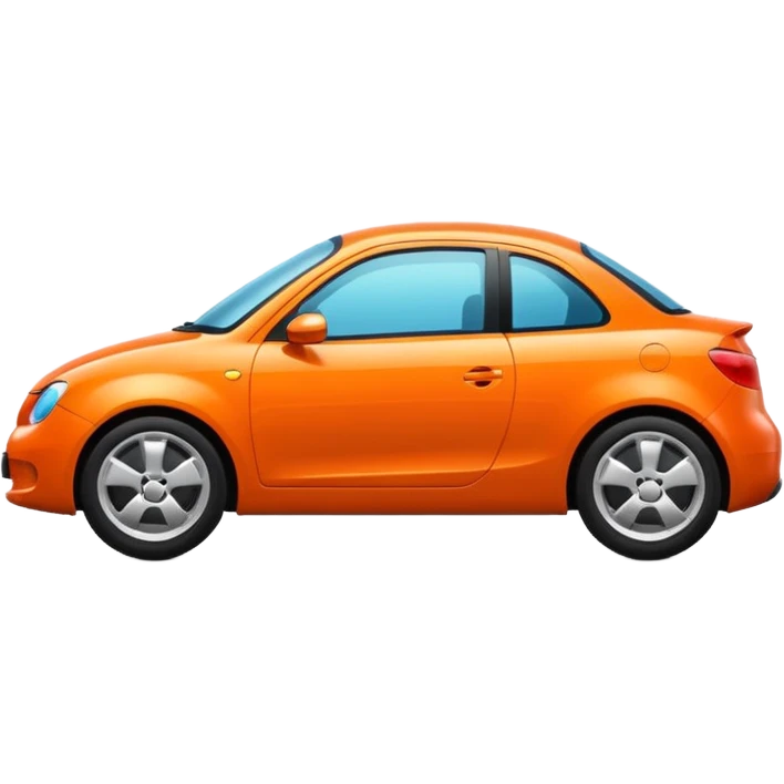 orange car emoji