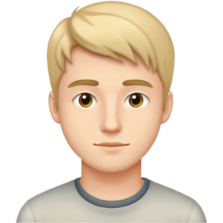 Man in 23 year student emoji