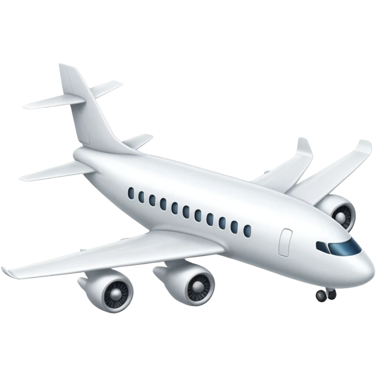 white airplane  emoji