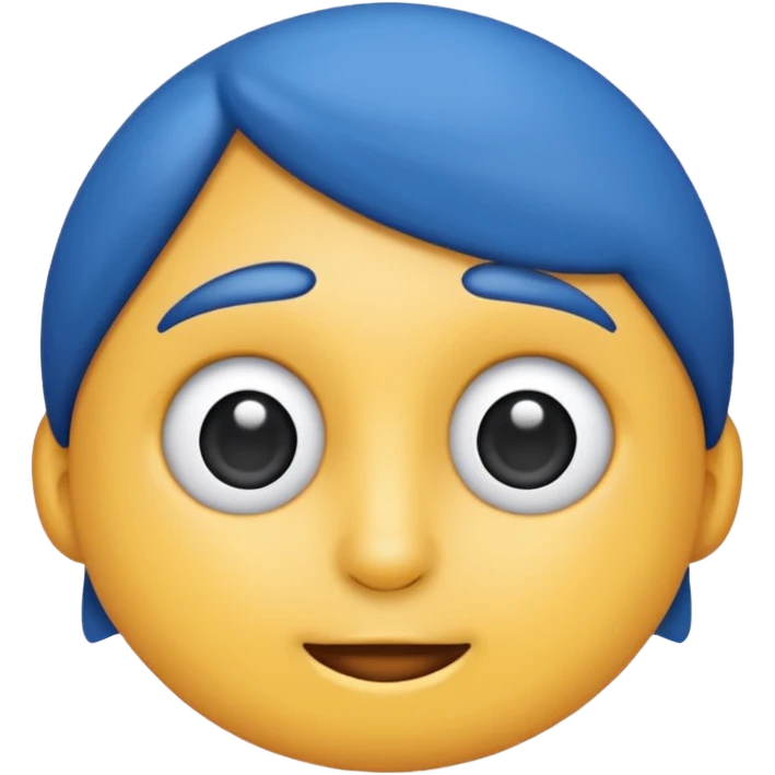 Verificación azul con un chulito blanco  que el emoji sea redondo y sin cara emoji