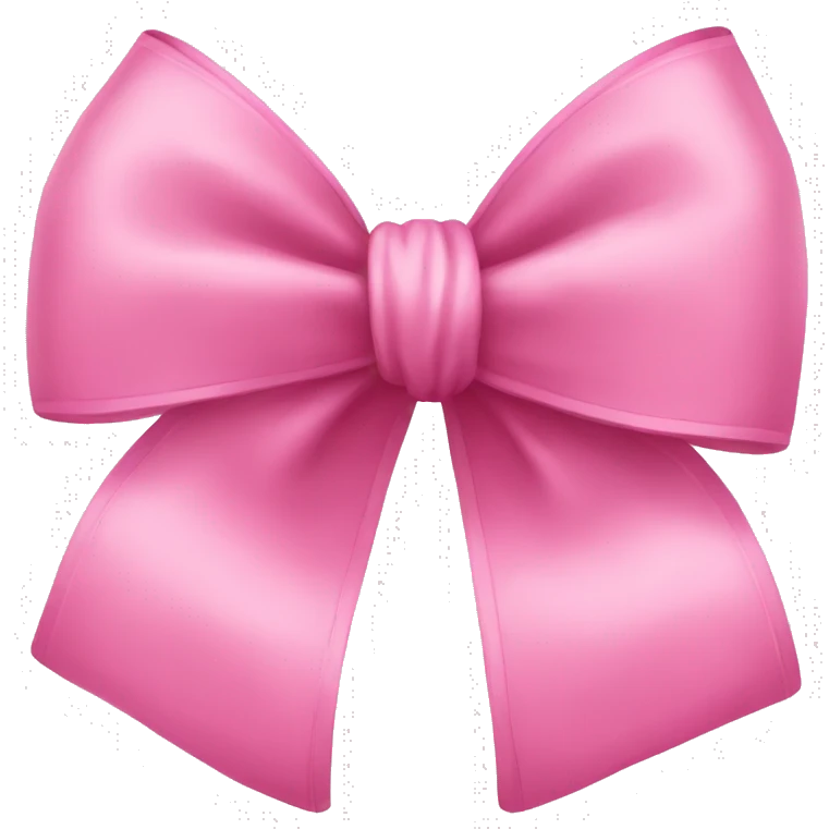 pink bow emoji