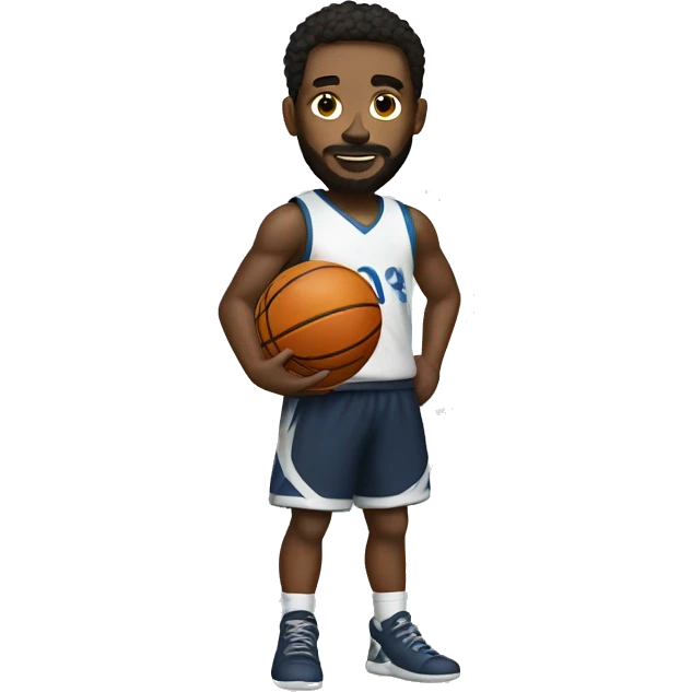 basketball player in sportswear emoji