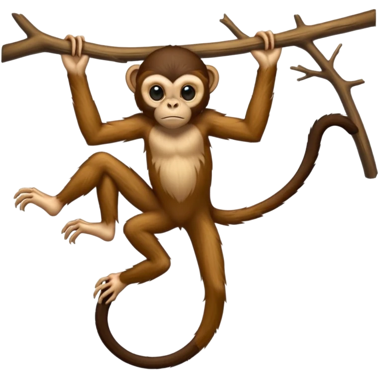 Spider monkey emoji