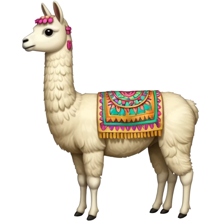 full body llama  emoji