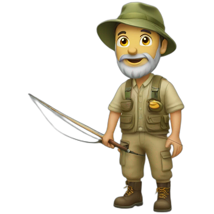 Flyfisherman emoji