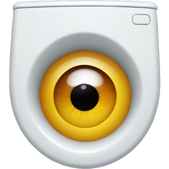 eye on a toilet emoji