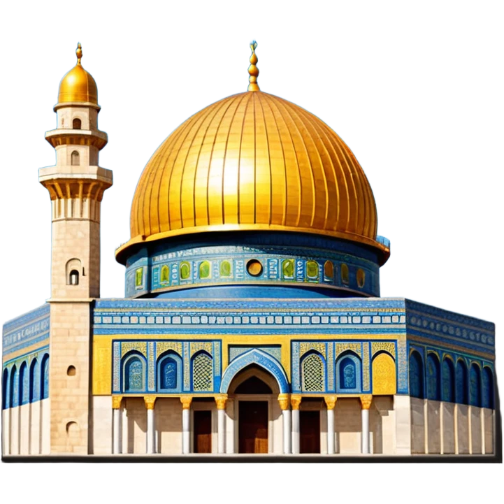 Dome of the rock, Palestine emoji