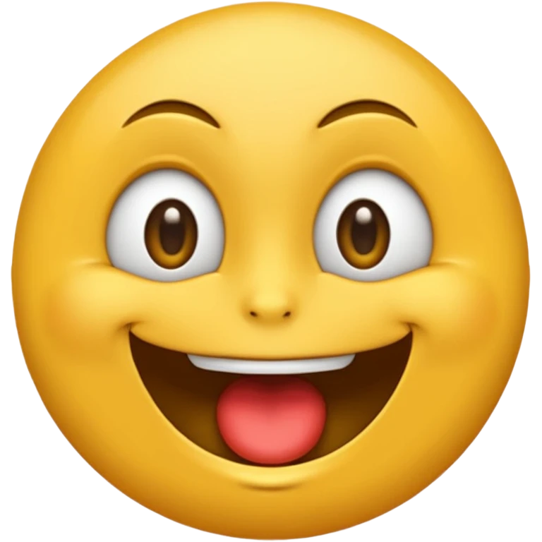 Un emoji heureux qui fait peur emoji