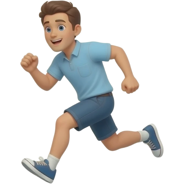 a guy runs for his life as yellow thick rain come down from the sky it might be egg yolks emoji