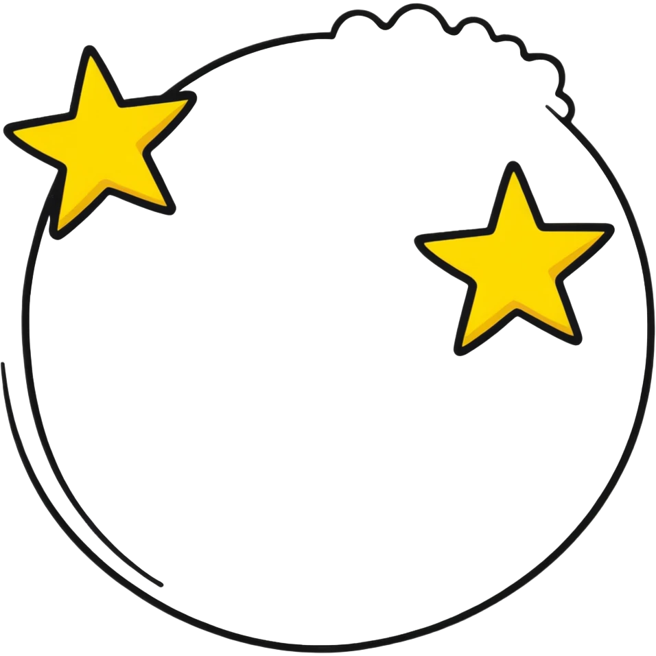 yellow stars twinkling emoji