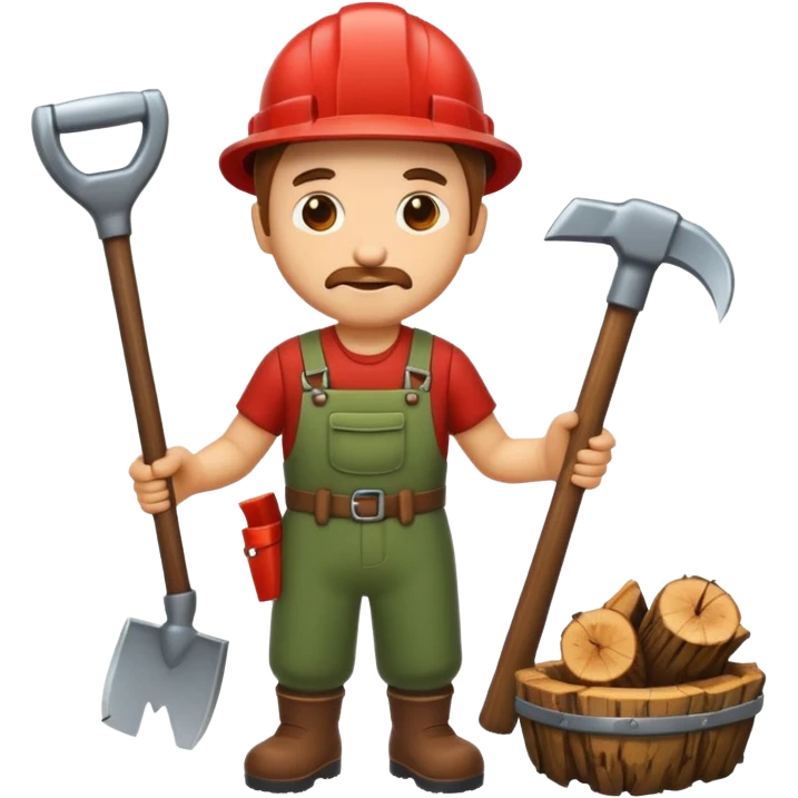 woodcutter emoji
