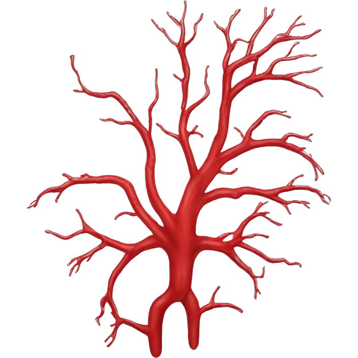 red blood vessels emoji
