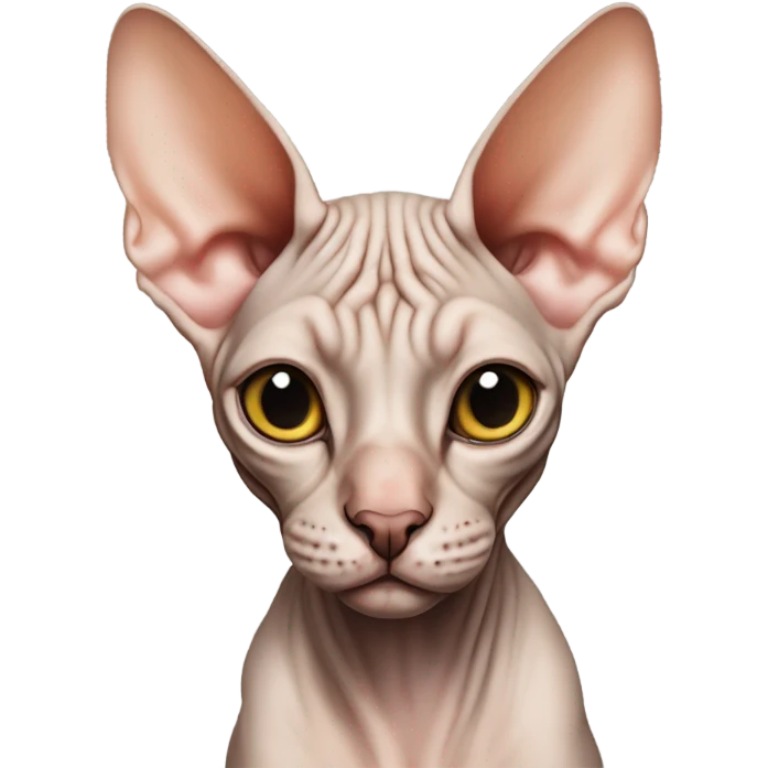 Naked cat emoji