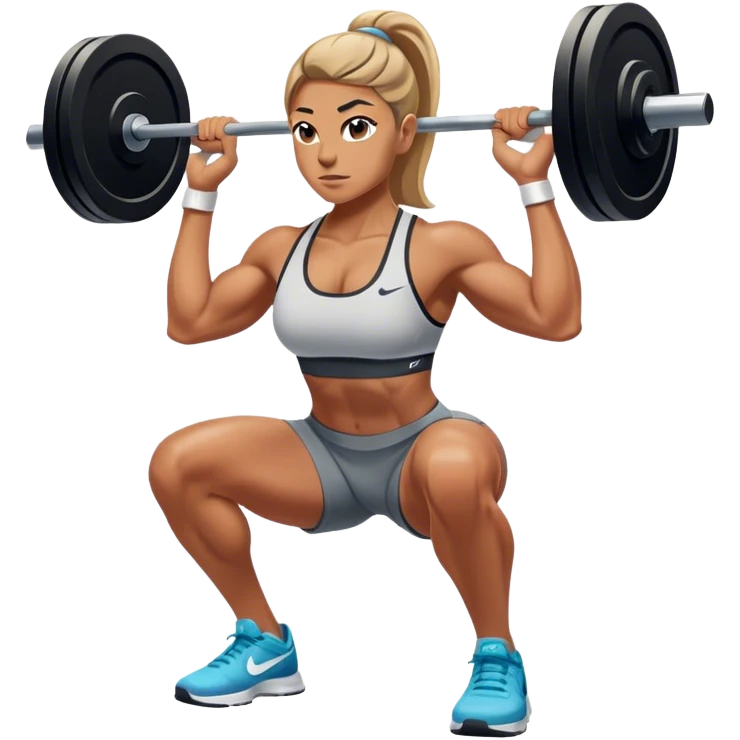 nike athlete weighted squats emoji
