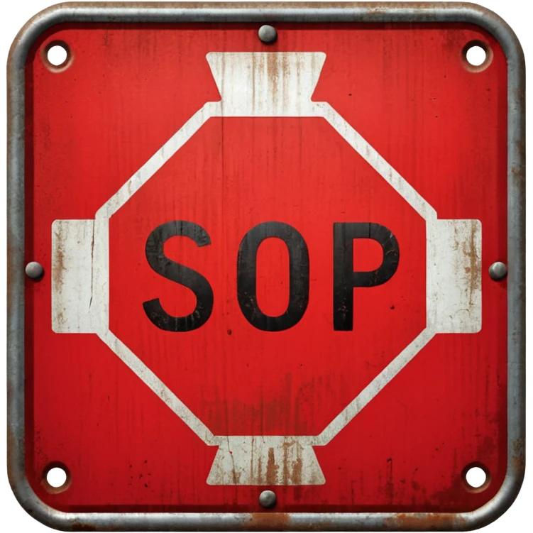traffic stop sign  emoji
