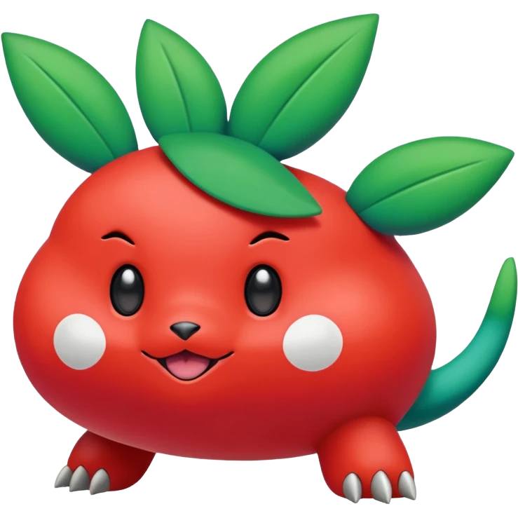 Pokemon red and green emoji