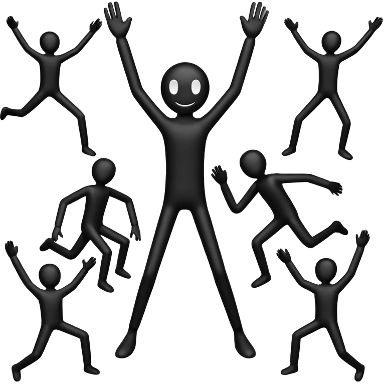 Stickman figures emoji