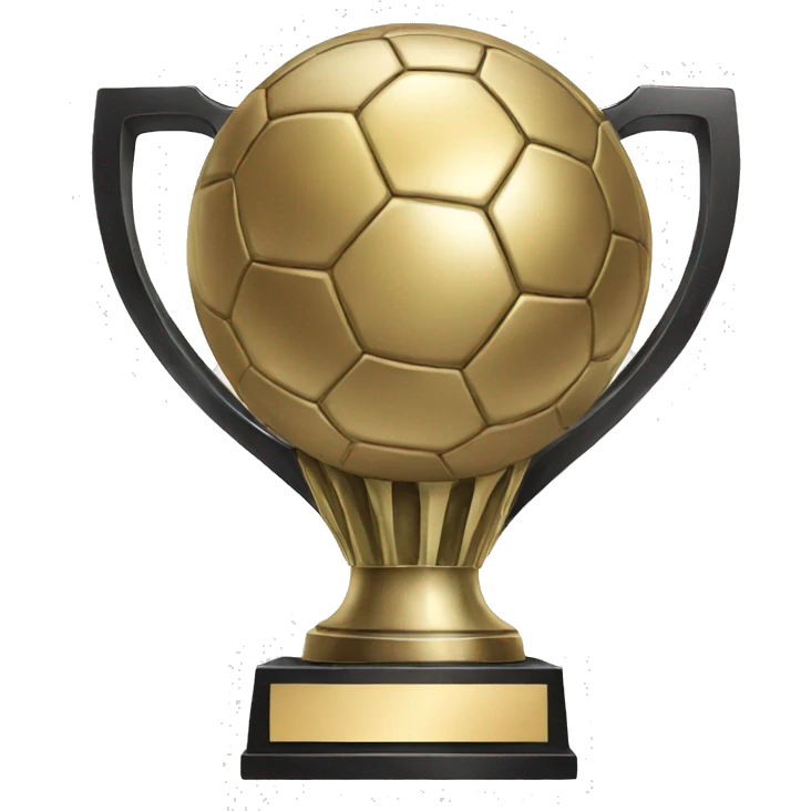 soccer trophy emoji