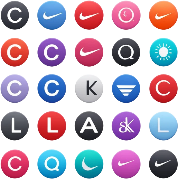 nile, alo, lululemon, calvin klein lables emoji