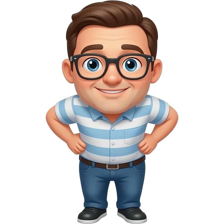 İki duvar arasında kalçası sıkışan adam emoji