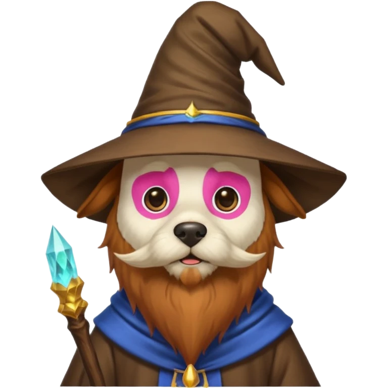 Dog wizard emoji