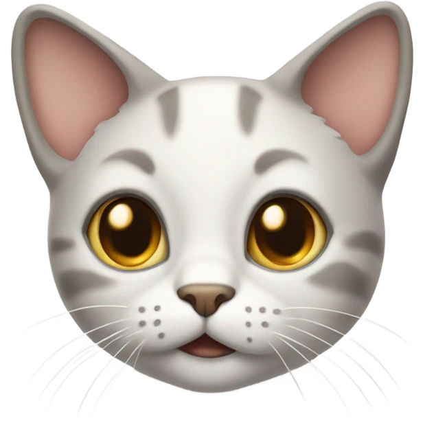 Cat with one ear emoji
