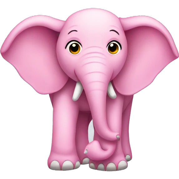 Pink elephant  emoji