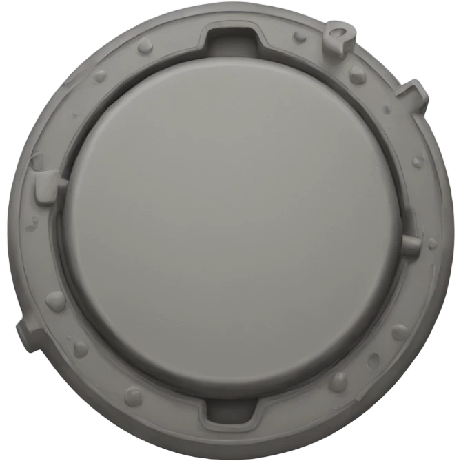 Manhole lid with leg sticking out  emoji