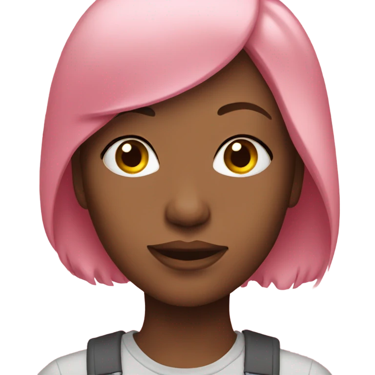Young Woman pink emoji