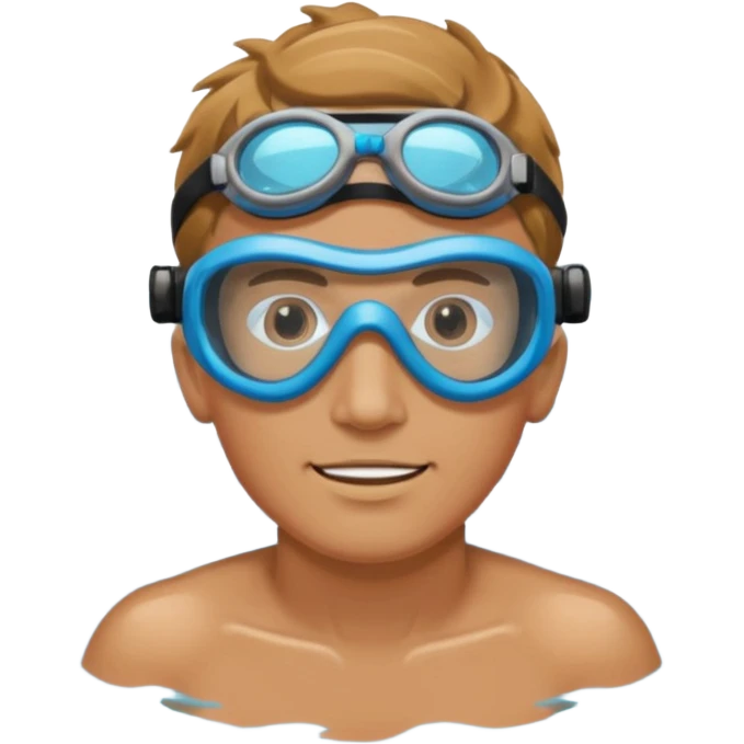 Underwater man swimming emoji