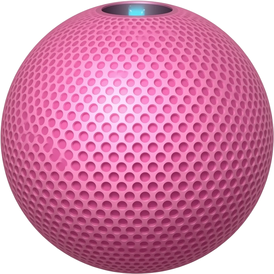 Pink alexa sphere emoji
