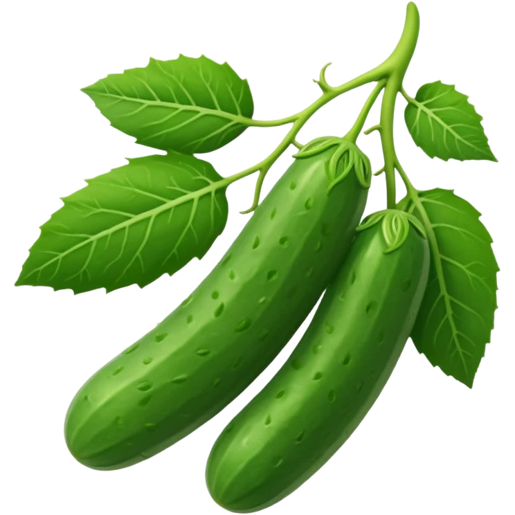 Cucumber plant, full plant emoji